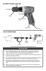 Preview for 5 page of Campbell Hausfeld XT401000 Operating Instructions Manual