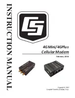 Предварительный просмотр 1 страницы Campbell 4GMini Instruction Manual