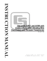 Campbell AVW1 Instruction Manual preview