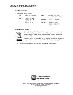 Предварительный просмотр 5 страницы Campbell BWS-200 Installation Manual
