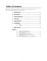 Preview for 2 page of Campbell CM225 Product Manual