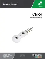 Предварительный просмотр 1 страницы Campbell CNR4 Product Manual