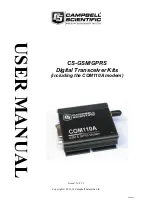 Campbell COM110A User Manual preview