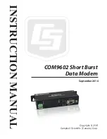 Campbell COM9602 Instruction Manual preview