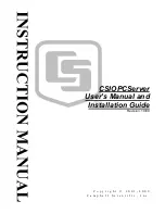 Campbell CSIOPC Instruction Manual preview