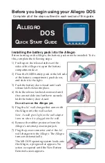 Campbell Juniper System Allegro DOS Quick Start Manual preview