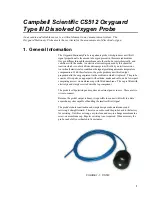 Preview for 5 page of Campbell OXYGUARD TYPE III CS512 Instruction Manual