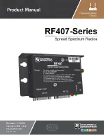 Campbell RF407 Series Product Manual предпросмотр