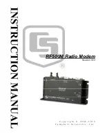 Campbell RF500M Instruction Manual preview