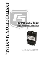 Предварительный просмотр 1 страницы Campbell SC-USB Instruction Manual