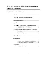 Preview for 3 page of Campbell SC932C 9-Pin Instruction Manual