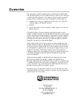 Preview for 3 page of Campbell SDM-SIO1 User Manual