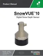 Предварительный просмотр 1 страницы Campbell SnowVUE 10 Product Manual