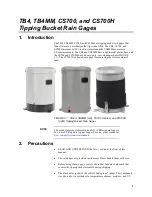 Preview for 8 page of Campbell TB4 Product Manual