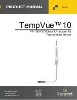 Campbell TempVue 10 Product Manual предпросмотр