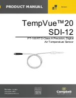 Campbell TempVue 20 SDI-12 Product Manual preview