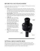 Preview for 3 page of Campbell Tunable Chanter Instructions Manual