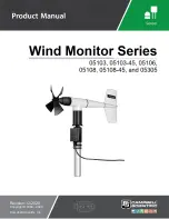 Предварительный просмотр 1 страницы Campbell Wind Monitor Series Product Manual