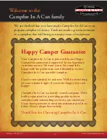 Preview for 6 page of Campfire in a can Patio Heater Owner'S Manual