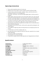 Preview for 5 page of campgo GWP004 User Manual