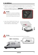 Preview for 7 page of camping first Satmex Flat 2 User Manual