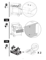 Предварительный просмотр 14 страницы Campingaz 3 Series Woody L Assembly Instructions Manual