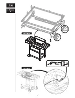 Предварительный просмотр 17 страницы Campingaz 3 Series Woody L Assembly Instructions Manual