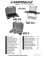 Campingaz 400 SG Instructions For Use Manual предпросмотр