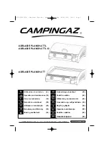 Preview for 1 page of Campingaz ADELAIDE PLANCHA TT Operation And Maintenance