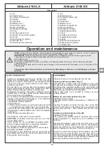 Preview for 14 page of Campingaz ATTITUDE 2100 EX Operation And Maintenance Manual