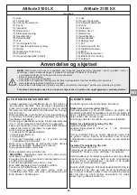 Preview for 44 page of Campingaz ATTITUDE 2100 EX Operation And Maintenance Manual