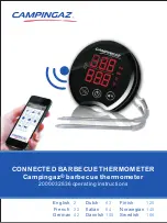 Campingaz Barbecue thermometer Manual preview