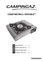 Campingaz CAMP'BISTRO 2 STOPGAZ Instructions For Use Manual preview