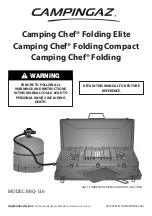 Campingaz Camping Chef Folding Elite Manual preview