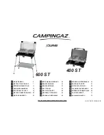 Campingaz celerate 600 ST Instructions For Use Manual preview