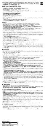 Preview for 5 page of Campingaz Chalugaz profil Manual