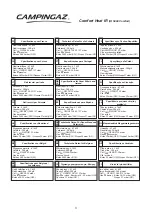 Preview for 3 page of Campingaz Comfort Heat IR Instructions For Use Manual