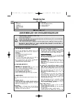 Preview for 74 page of Campingaz Compact L 2 Series Operation And Maintenance