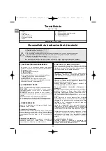 Preview for 86 page of Campingaz Compact L 2 Series Operation And Maintenance