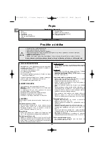 Preview for 98 page of Campingaz Compact L 2 Series Operation And Maintenance