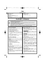 Preview for 104 page of Campingaz Compact L 2 Series Operation And Maintenance