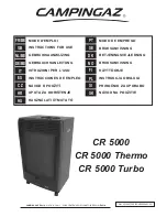 Preview for 1 page of Campingaz CR 5000 Thermo Instructions For Use Manual