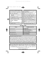 Предварительный просмотр 12 страницы Campingaz CR 5000 Turbo Instructions For Use Manual