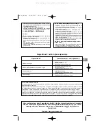 Предварительный просмотр 27 страницы Campingaz CR 5000 Turbo Instructions For Use Manual