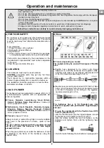 Preview for 9 page of Campingaz DELANO CLASSIC Operation And Maintenance Manual