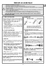 Preview for 19 page of Campingaz DELANO CLASSIC Operation And Maintenance Manual