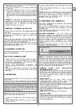 Preview for 41 page of Campingaz DELANO CLASSIC Operation And Maintenance Manual