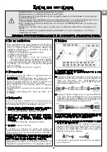 Preview for 99 page of Campingaz DELANO CLASSIC Operation And Maintenance Manual