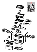 Preview for 2 page of Campingaz DH Woody LX 4 Series Assembly Instructions Manual