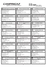 Preview for 3 page of Campingaz IR 5000 Instructions For Use Manual